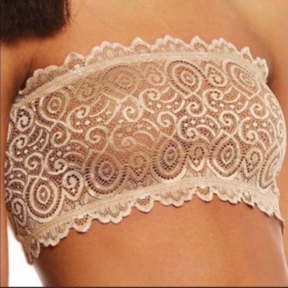 Free People Seamless Lace & Reversible Bandeau